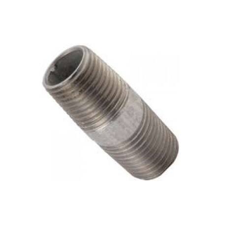 Worldwide Sourcing 1/2XCG Standard Pipe Nipple, 1/2" x Closed